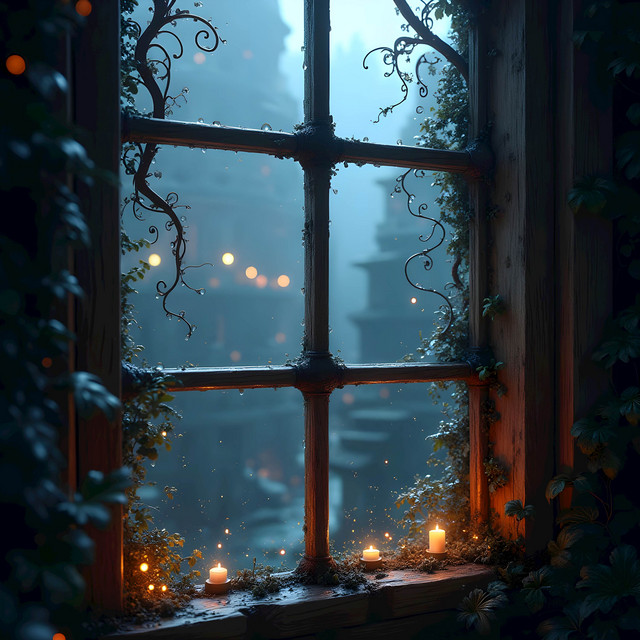 Gentle Rain Nights: A Dreamy Soundscape cover art