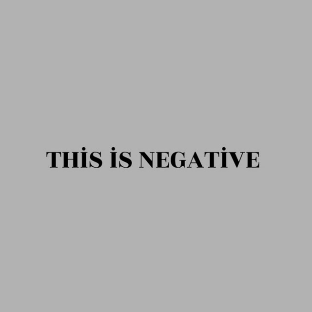 This İs Negative cover art