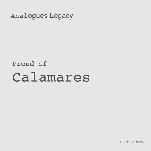 Proud of Calamares cover