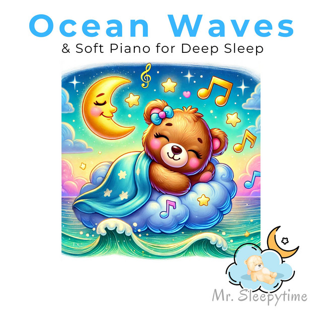 Ocean Waves & Soft Piano for Deep Sleep