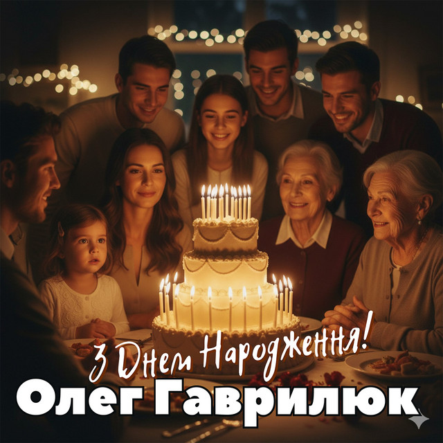 Обкладинка: З Днем Народження! — Олег Гаврилюк