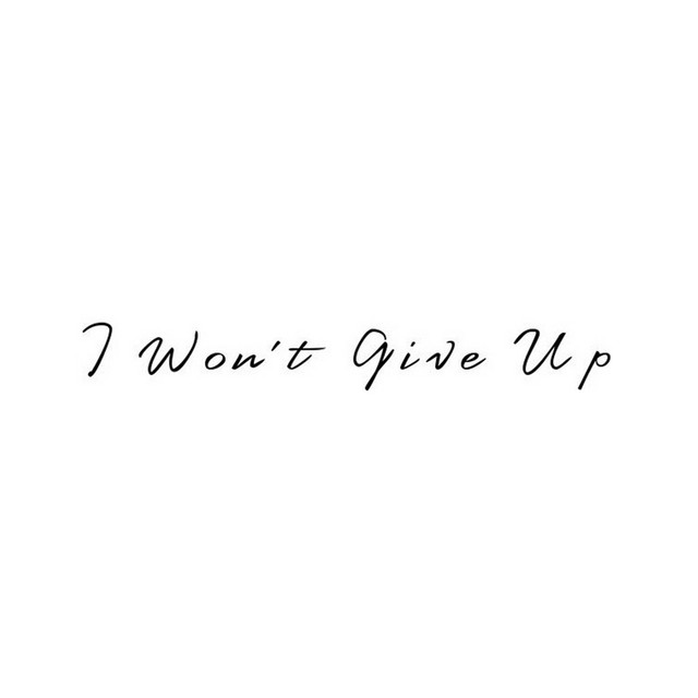 I Won't Give Up