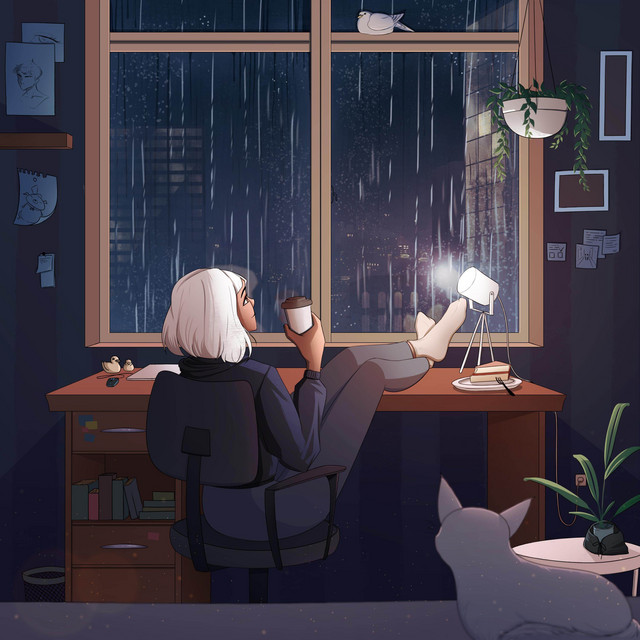Обкладинка: Coffee & Rain — Vens Adams