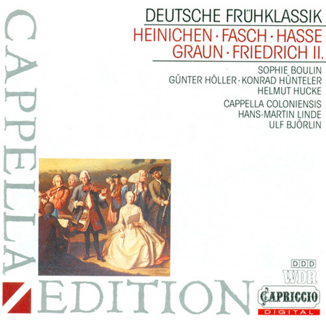 Heinichen, J.D.: Overture in G Major / Fasch, J.F.: Overture in G Major / Hasse, J.A.: La Gelosia / Graun, J.G.: Overture in D Minor cover