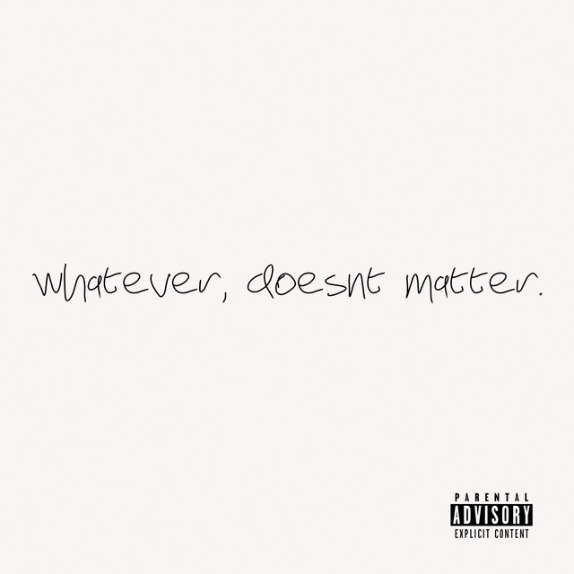 whatever, doesn't matter. cover art