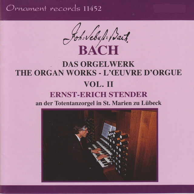 Johann Sebastian Bach, Das Orgelwerk, Vol. 2, Totentanzorgel, St. Marien zu Lübeck cover art