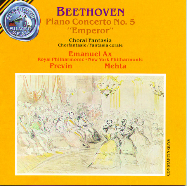 Beethoven: Piano Concerto No. 5 "Emperor"; Choral Fantasia cover art