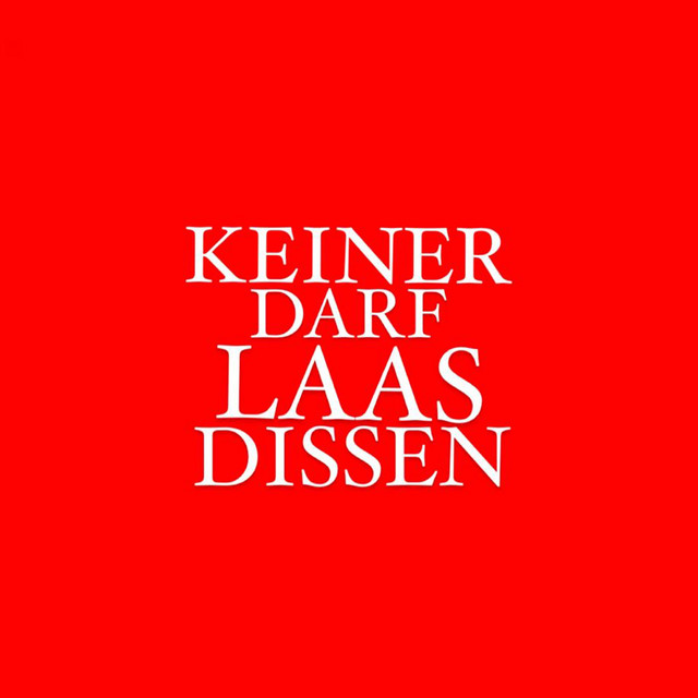 KEINER DARF LAAS DISSEN cover art