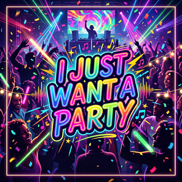 I JUST WANT A PARTY cover
