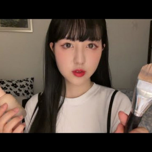 ASMR Realistic Makeup I'll apply makeup on the camera RP(No talking) cover art