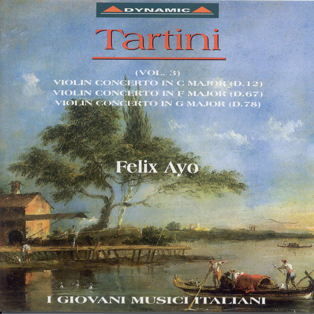 Tartini, G.: Violin Concertos, Vol. 3 - D. 12, 67, 78 cover art