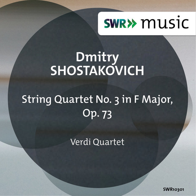Shostakovich: String Quartet No. 3 in F Major, Op. 73 cover