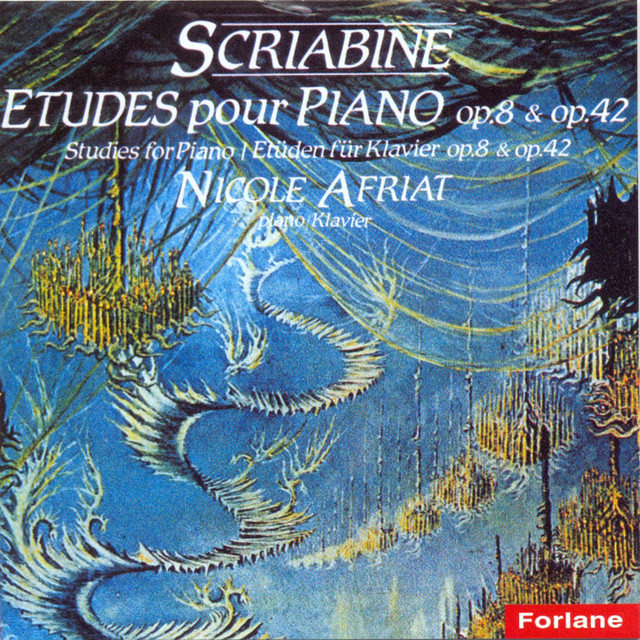 Scriabine: Etudes pour piano Op. 8 & Op. 42 par Nicole Afriat cover art