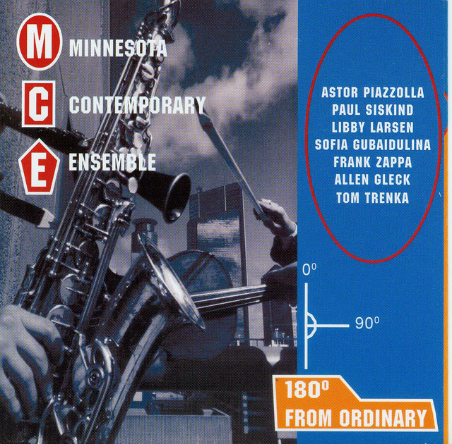 Minnesota Contemporary Ensemble: 180 Degrees from Ordinary cover