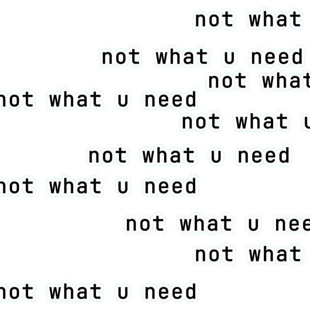 not what u need.