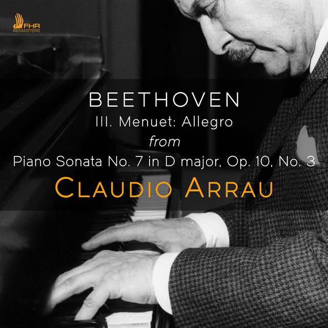 Piano Sonata No. 7 in D Major, Op. 10 No. 3: III. Minuet. Allegro (Live)