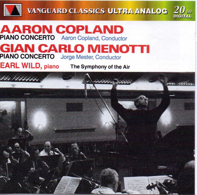 Copland & Menotti: Piano Concertos cover art
