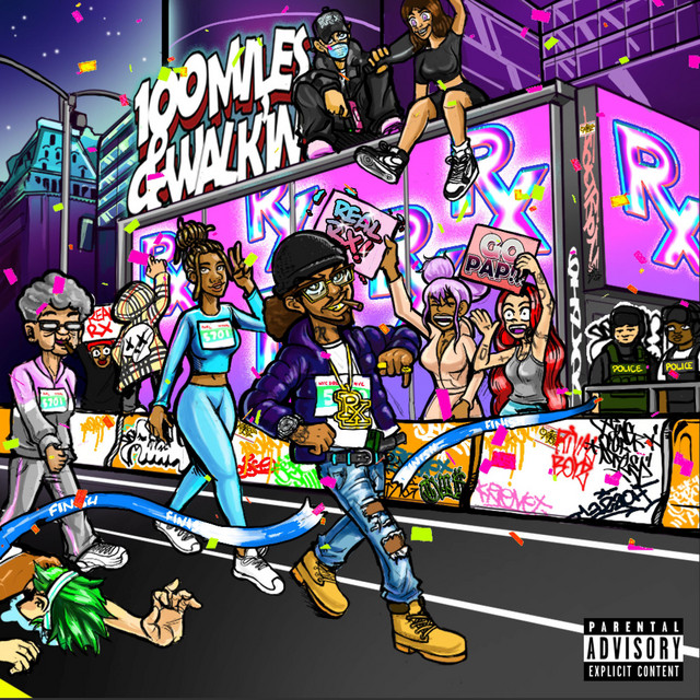 100 Miles & Walk'in cover art