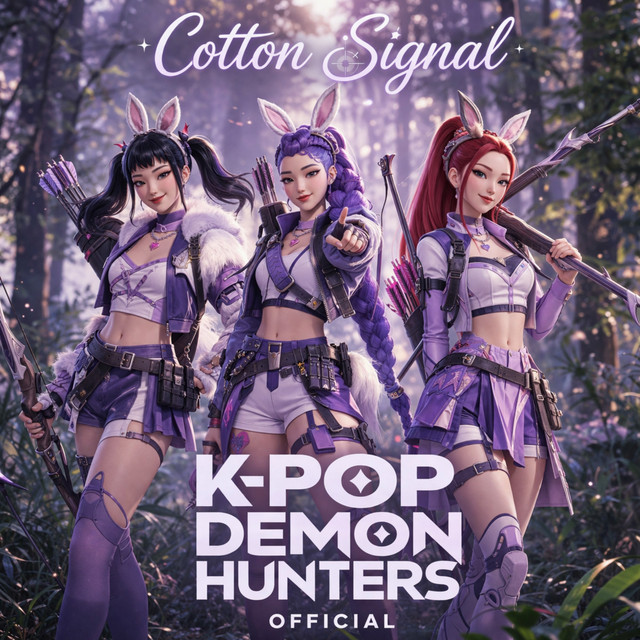 Album cover for Cotton Signal by K-Pop Demon Hunters OFFICIAL