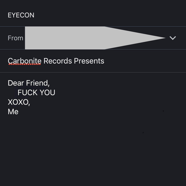 Dear Friend, FUCK YOU (The Letter Part 2) cover art