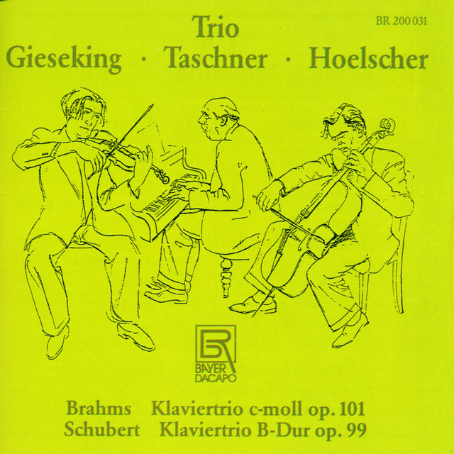Brahms: Piano Trio No. 3 in C Minor, Op. 101 - Schubert: Piano Trio No. 1 in B-Flat Major, Op. 99, D. 898 cover art