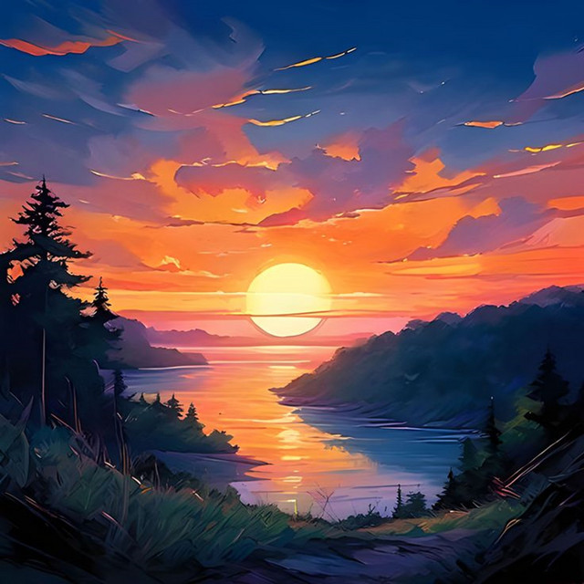 the silence between the trees