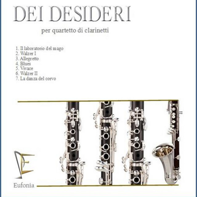 LA NOTTE DEI DESIDERI PER QUARTETTO DI CLARINETTI