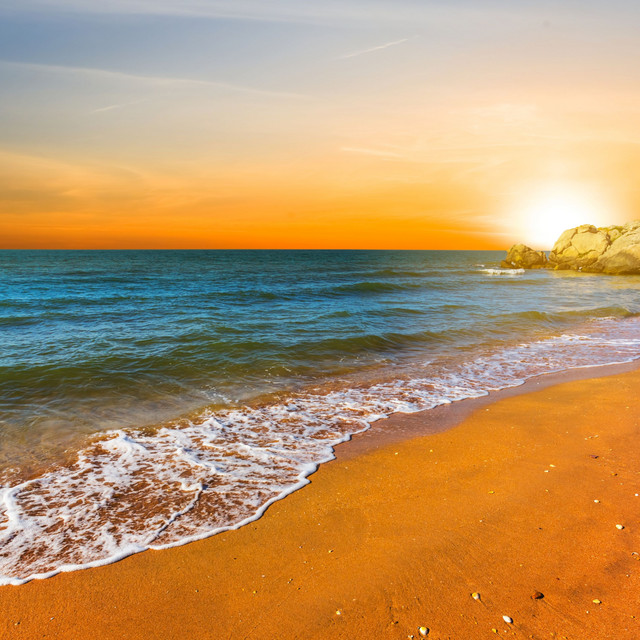 Relaxing Ocean Wave Sounds for Sleeping, Meditating cover art