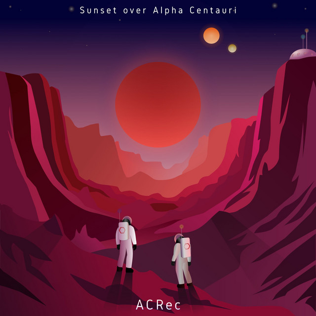 Sunset over Alpha Centauri cover art