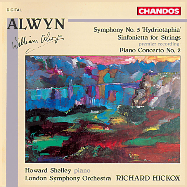 Alwyn: Symphony No. 5, Piano Concerto No. 2 & Sinfonietta cover art