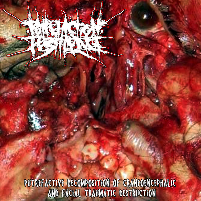 Putrefactive decomposition of craneoencephalic and facial traumatic destruction cover art