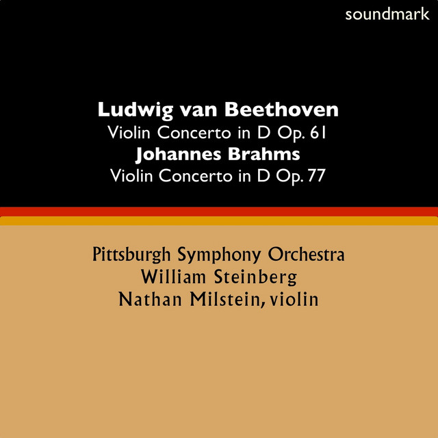 Ludwig Van Beethoven: Violin Concerto In D Op. 61 - Johannes Brahms: Violin Concerto In D Op. 77 cover