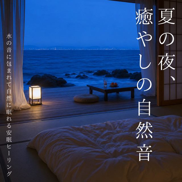Summer Night Healing Nature Sounds - Water Sounds for Natural Sleep and Peaceful Healing cover art