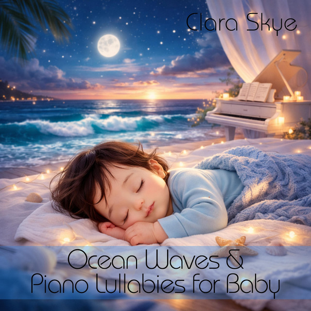 Ocean Waves & Piano Lullabies for Baby