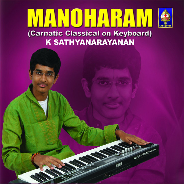 Manoharam - Carnatic Classical On Keyboard cover art