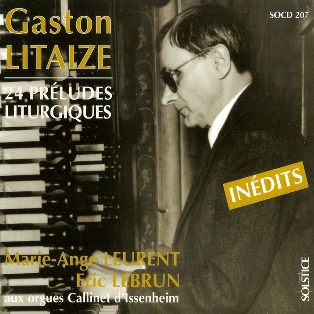 Litaize: 24 Liturgical Preludes cover art