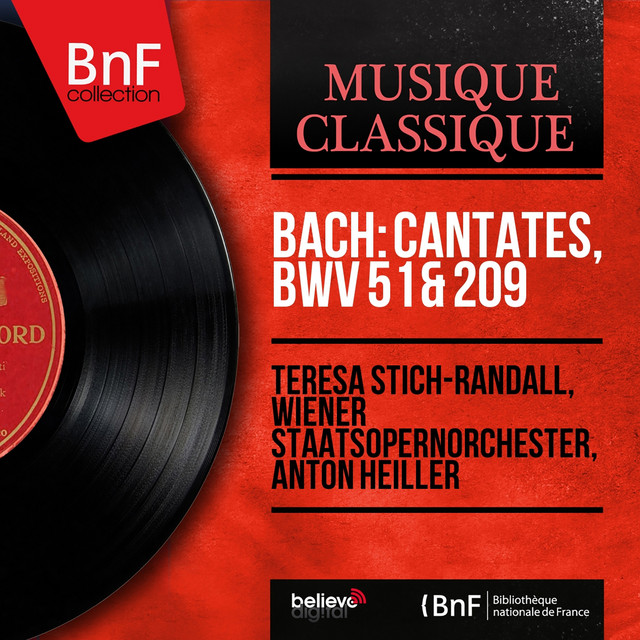 Bach: Cantates, BWV 51 & 209 (Mono Version) cover art