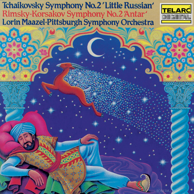 Tchaikovsky: Symphony No. 2 in C Minor, Op. 17, TH 25 "Little Russian" - Rimsky-Korsakov: Symphony No. 2 in F-Sharp Minor, Op. 9 "Antar" cover art