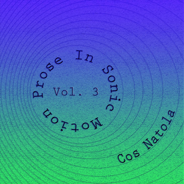 Prose in Sonic Motion, Vol. 3 cover art