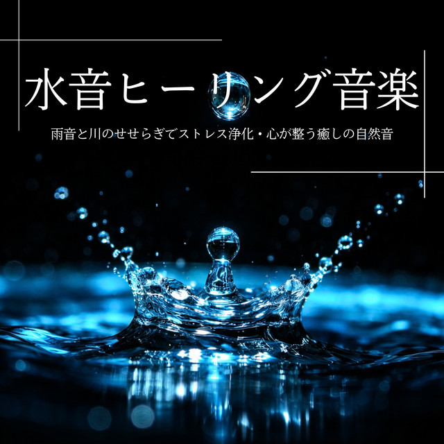 Water Sound Healing Music: Rain and River Murmur for Stress Cleansing, Restoring Natural Peace cover art