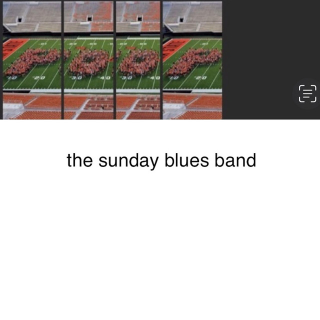 the sunday blues band cover art