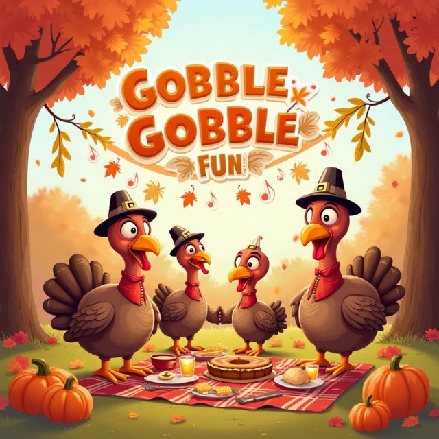 Gobble Gobble Fun: Thanksgiving Songs for Kids cover art