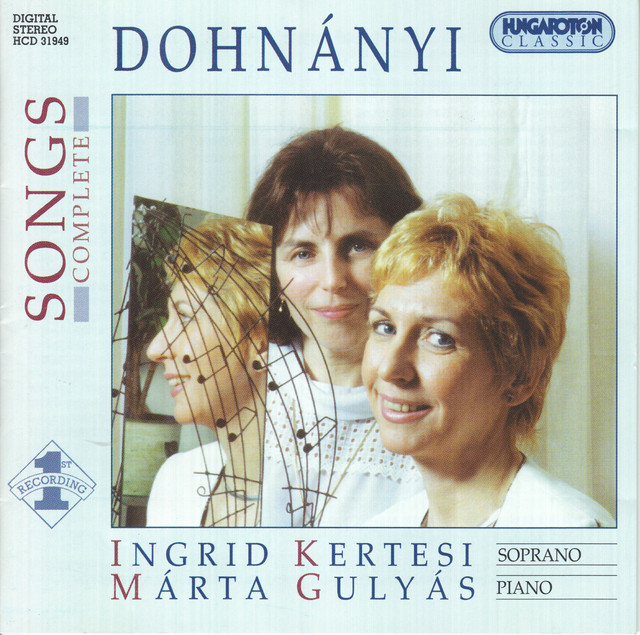 Magyar Nepdalok (Hungarian Folksongs): No. 3, O, mely sok hal [Many fish Are swimming in Lake Balaton] cover art