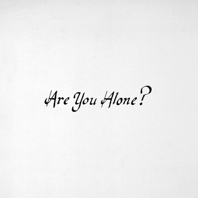 Are You Alone? cover art