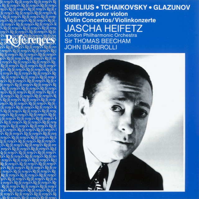 Heifetz plays Violin Concertos cover art