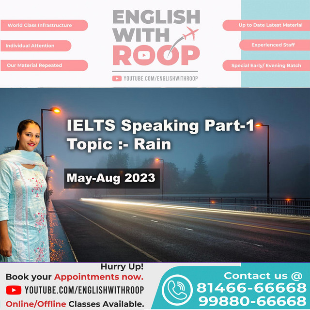IELTS Speaking Part 1 Topic Rain - Single by English with Roop | Spotify
