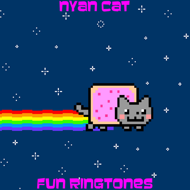 Nyan Cat Original! the Original Flying Cat in Space Rainbow Stars