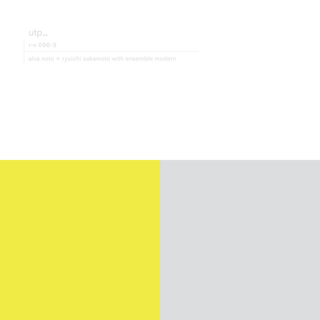 UTP_ - Album by alva noto | Spotify