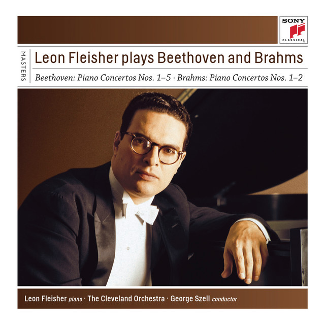 Leon Fleisher Plays Beethoven & Brahms cover art