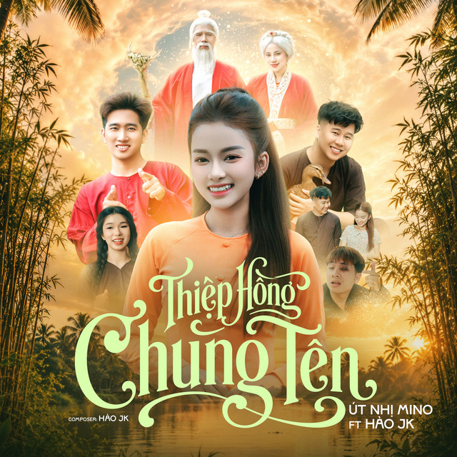 Thiệp Hồng Chung Tên
